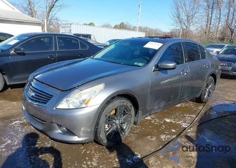 2012 Infiniti G37 z USA, uszkodzony, nr VIN JN1CV6AR7CM975979